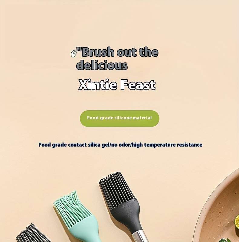 Baking Brush Color Black 2Pcs