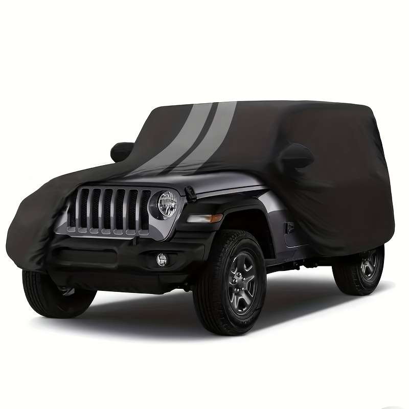 Car Cover Color Black & Gray Model For 2Door