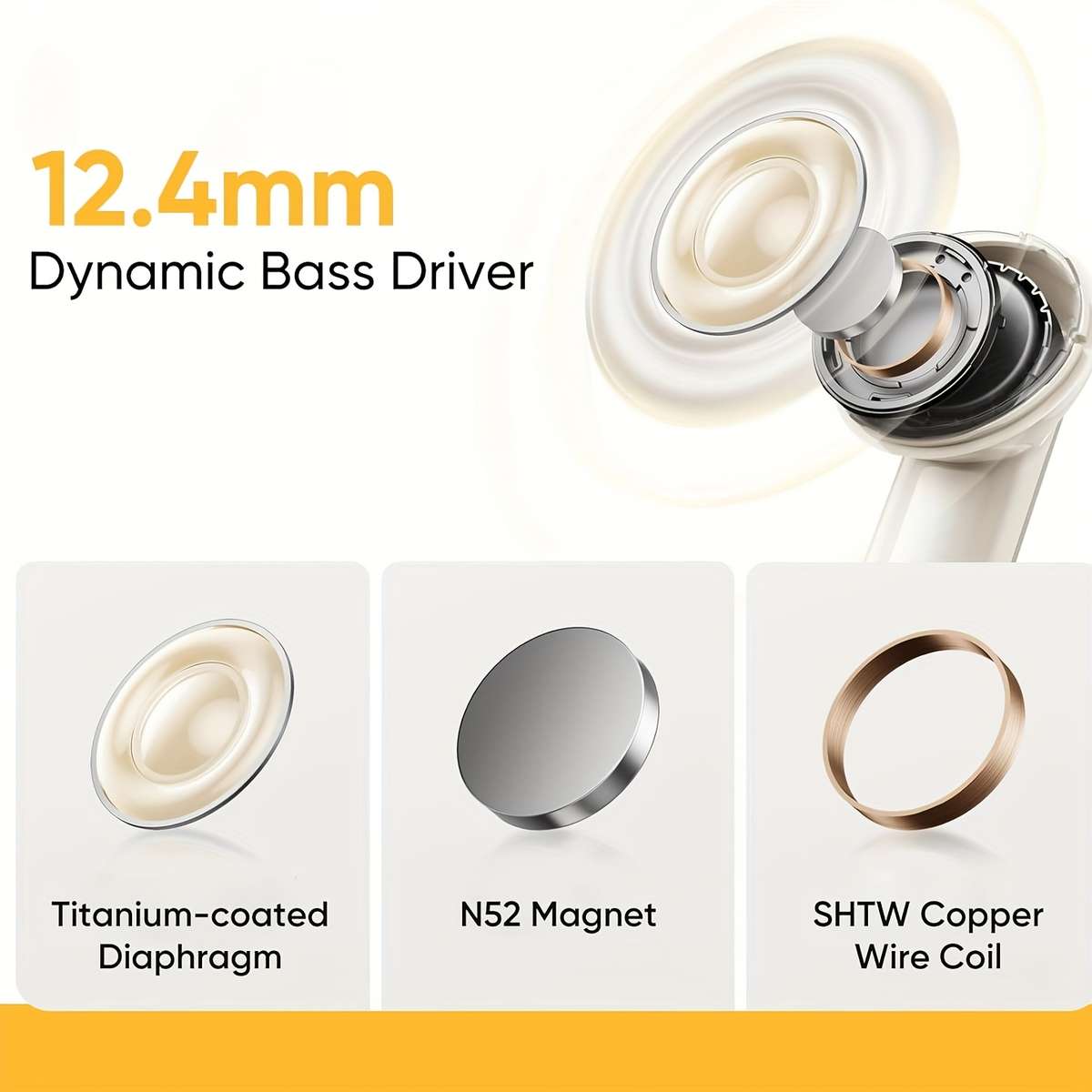 Rechargeable Wireless Earbuds Headphones Headset