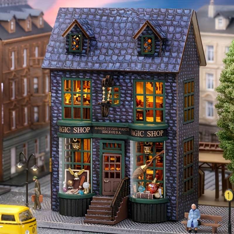 Building Toy Architectural Model Toy Set Items Zhuan Jiao Western Restaurant