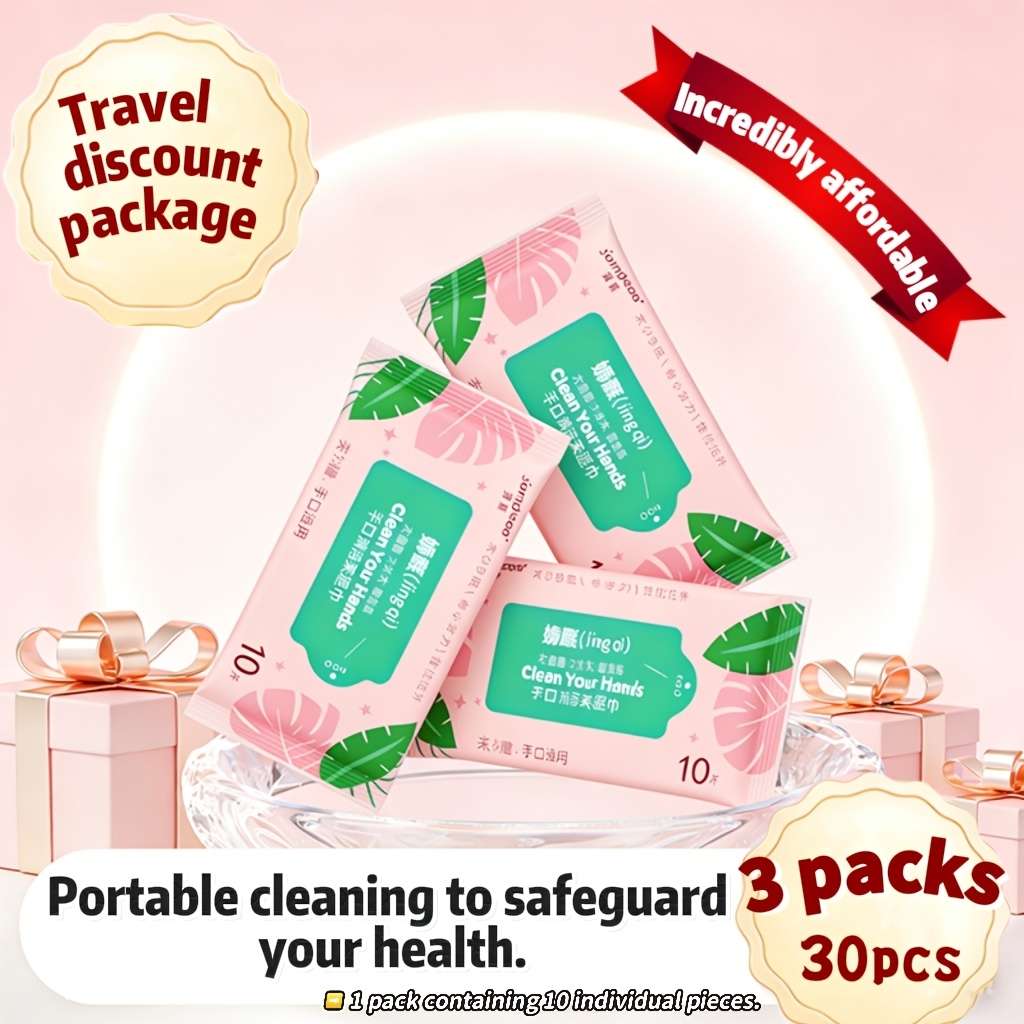 Wet Wipes Color 30Pcs