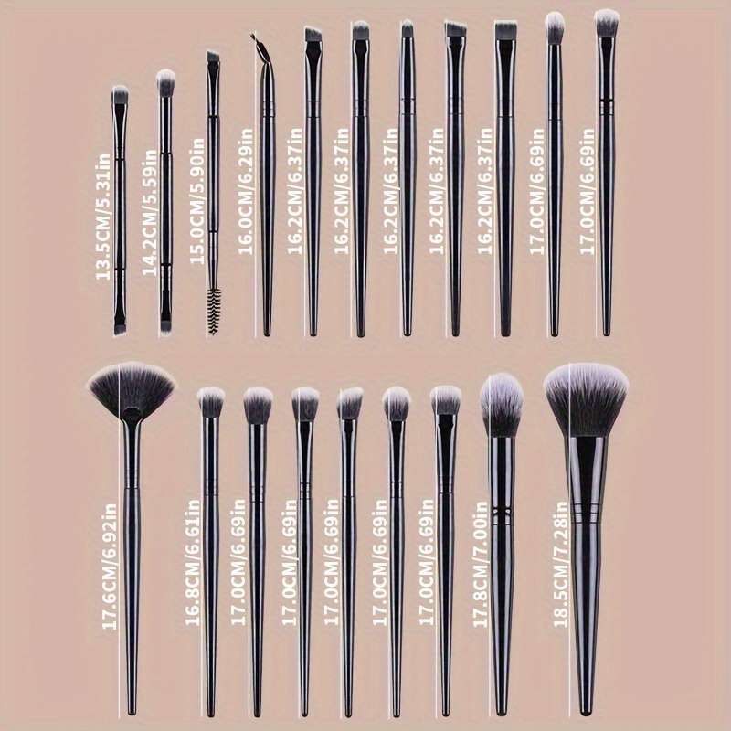 Makeup Brush Set Color Black2 Quantity28Pcs
