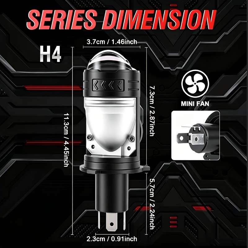 Car Lights Items 2Pcs H4