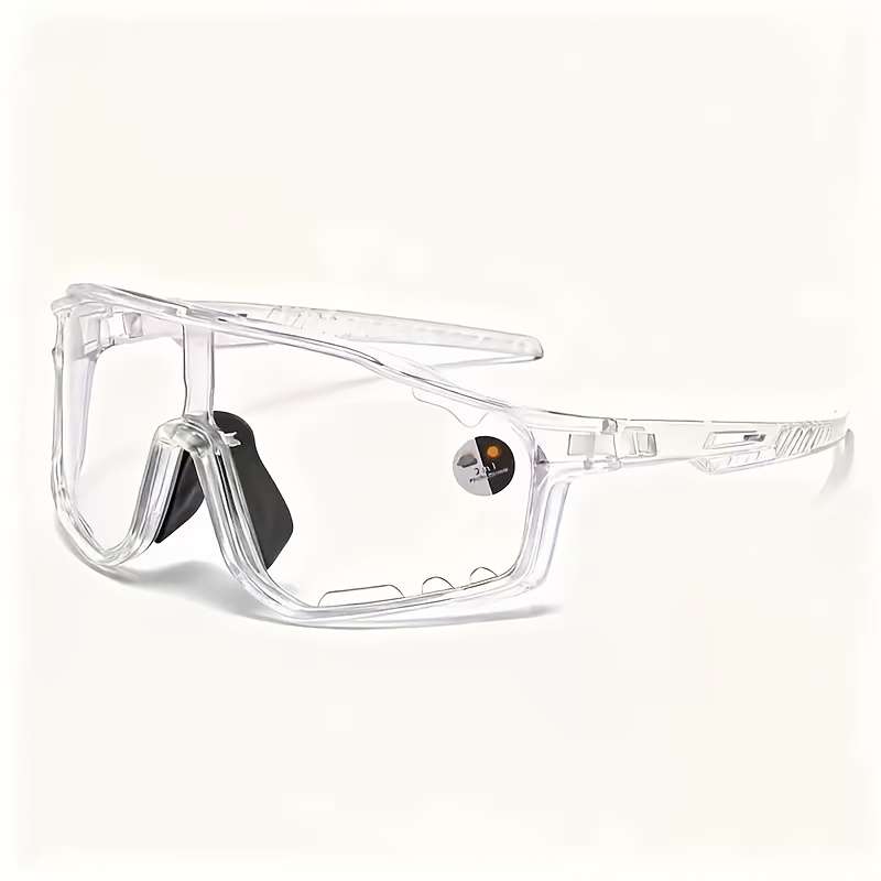 Cycling Glasses Color Bright Black Frame Gray Lens