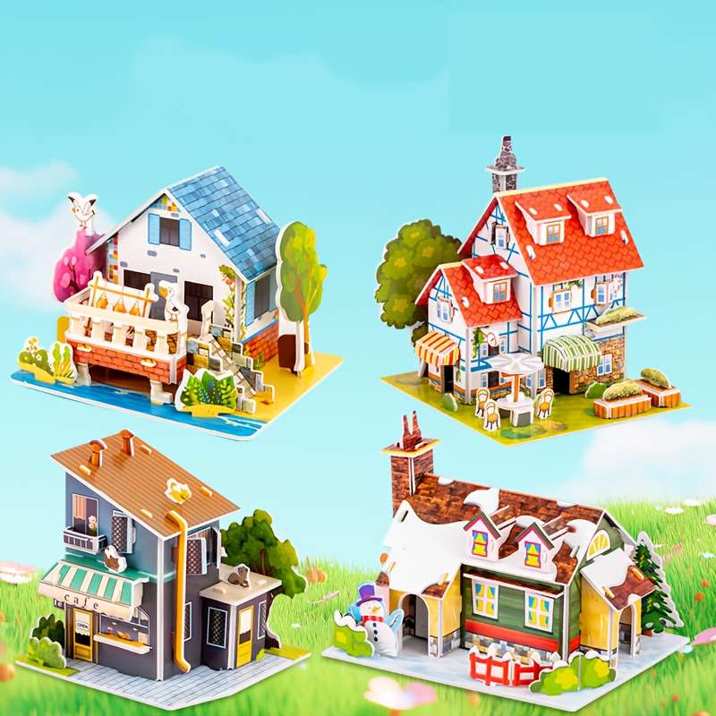 Building Toy Architectural Model Toy Set Items Coffee Shop