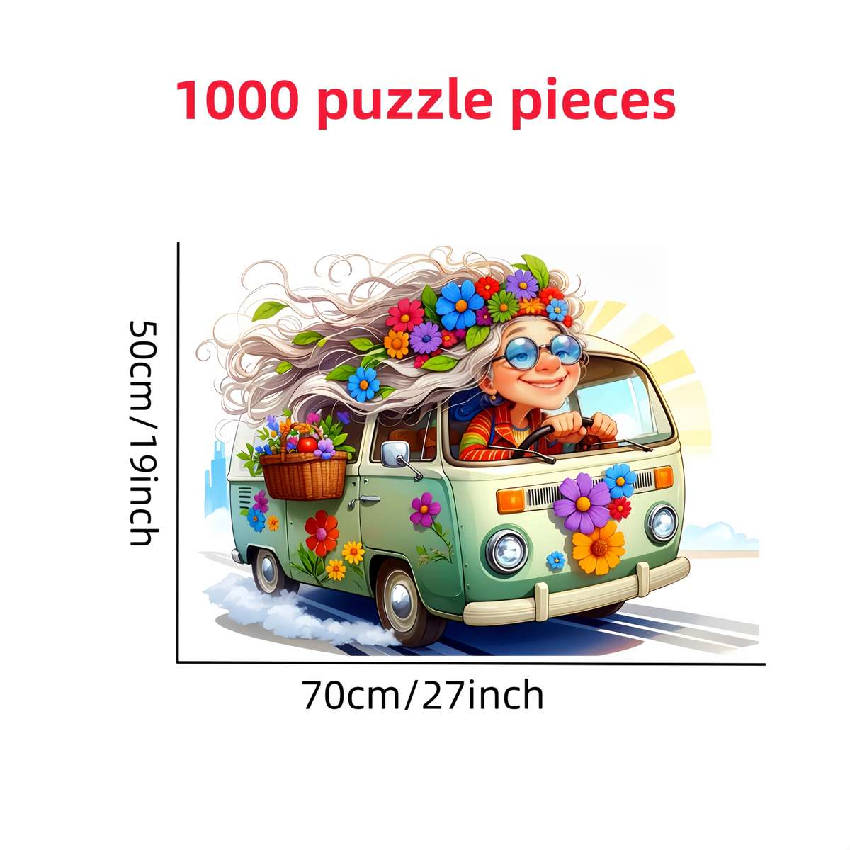 1000 Piece Paper Jigsaw Puzzle For Adults
