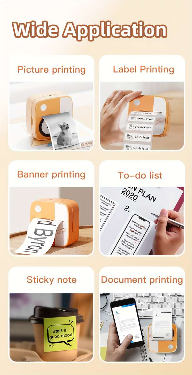 Printer Color O1 Machine  5 Rolls Of Stickers