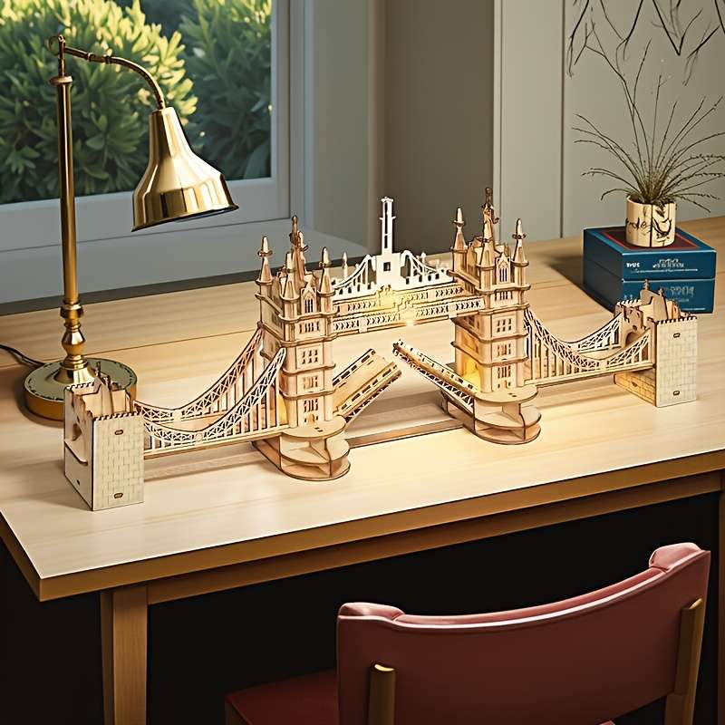Building Toy Architectural Model Toy Set Model London Bridge Model Building Blocks Puzzle