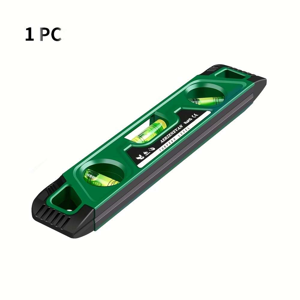 2pcs Mini Torpedo Level Ruler Red