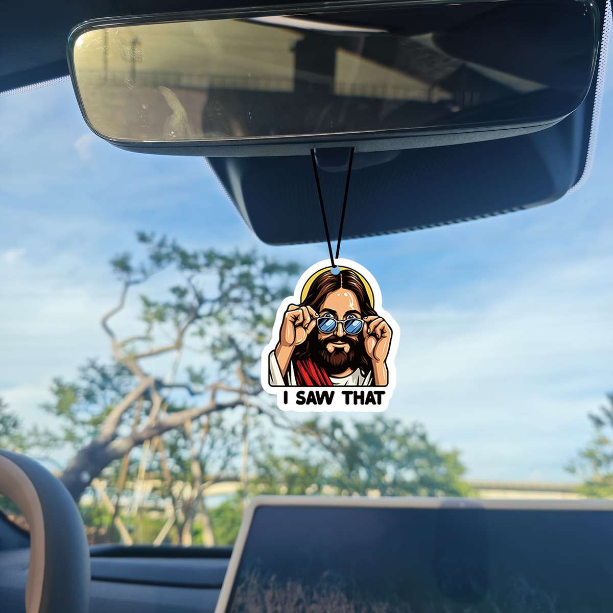 Car Interior Decor  Smoking Mirror 3Pcs