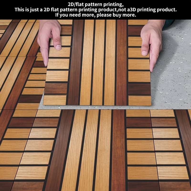 Self Adhesive Floor Stickers 11.8111.81 Inches 3030 Cm 10Pcs
