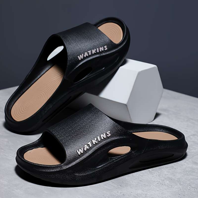 Men Slippers Summer Style White And Black Size Uk 6.5 To 7