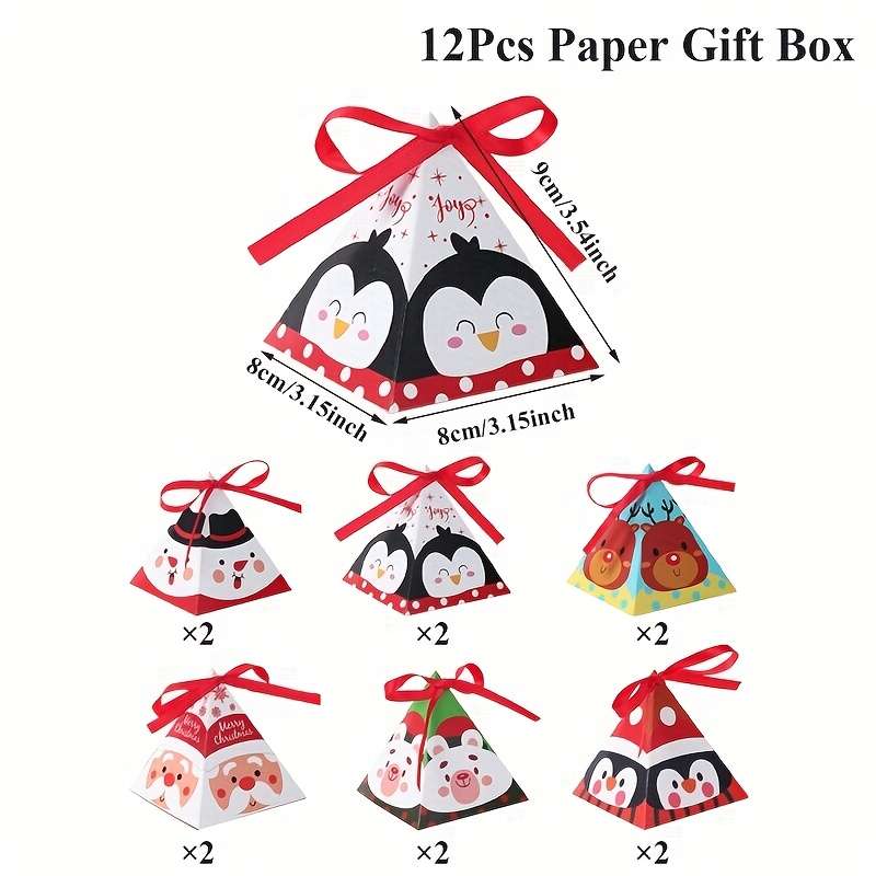 Christmas Gift Boxes Quantity 12Pcs