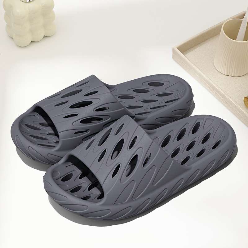 Men Slippers Summer Style Khaki Size Uk 4.5 To 5