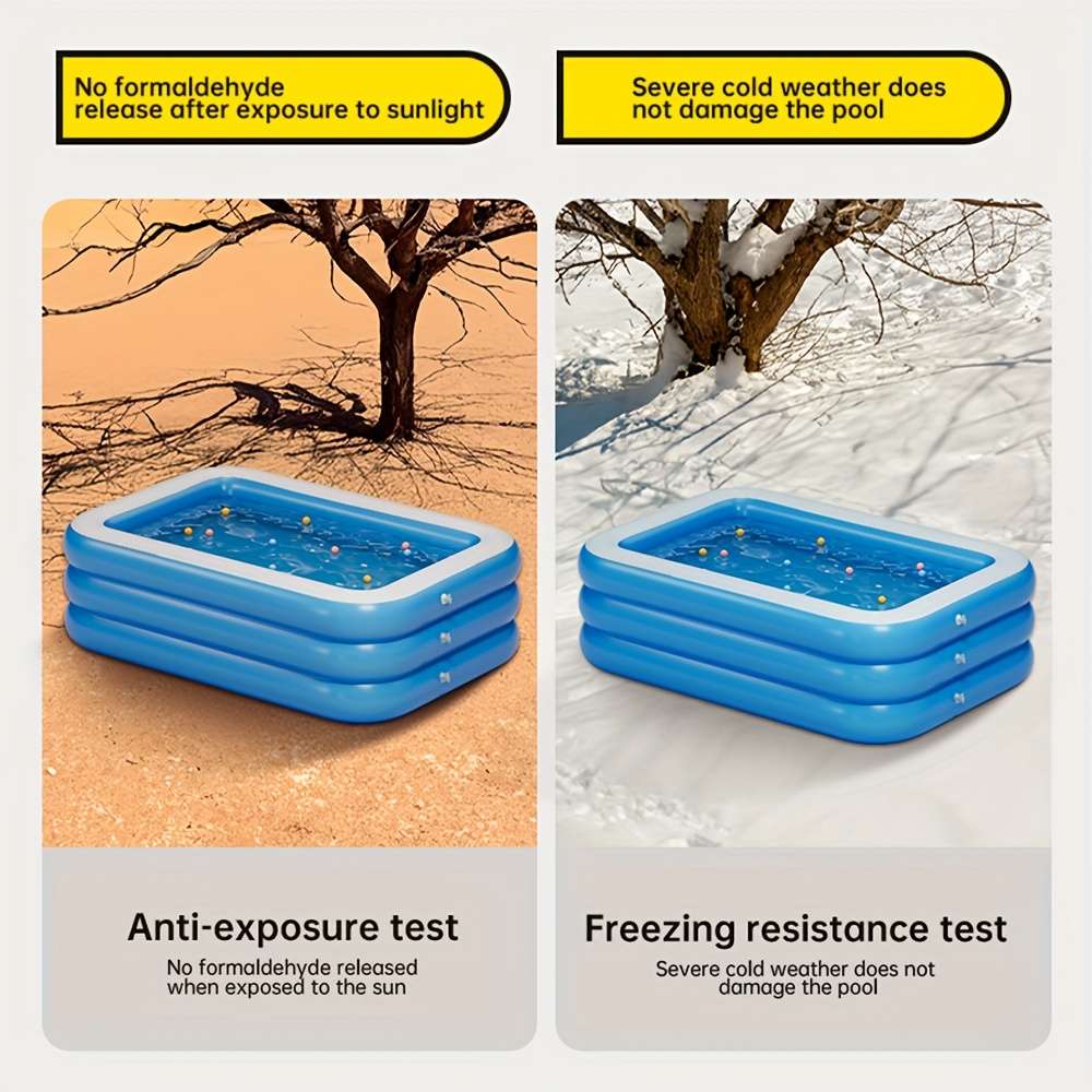 Swimming Pool Model Blue White 1.5M59In