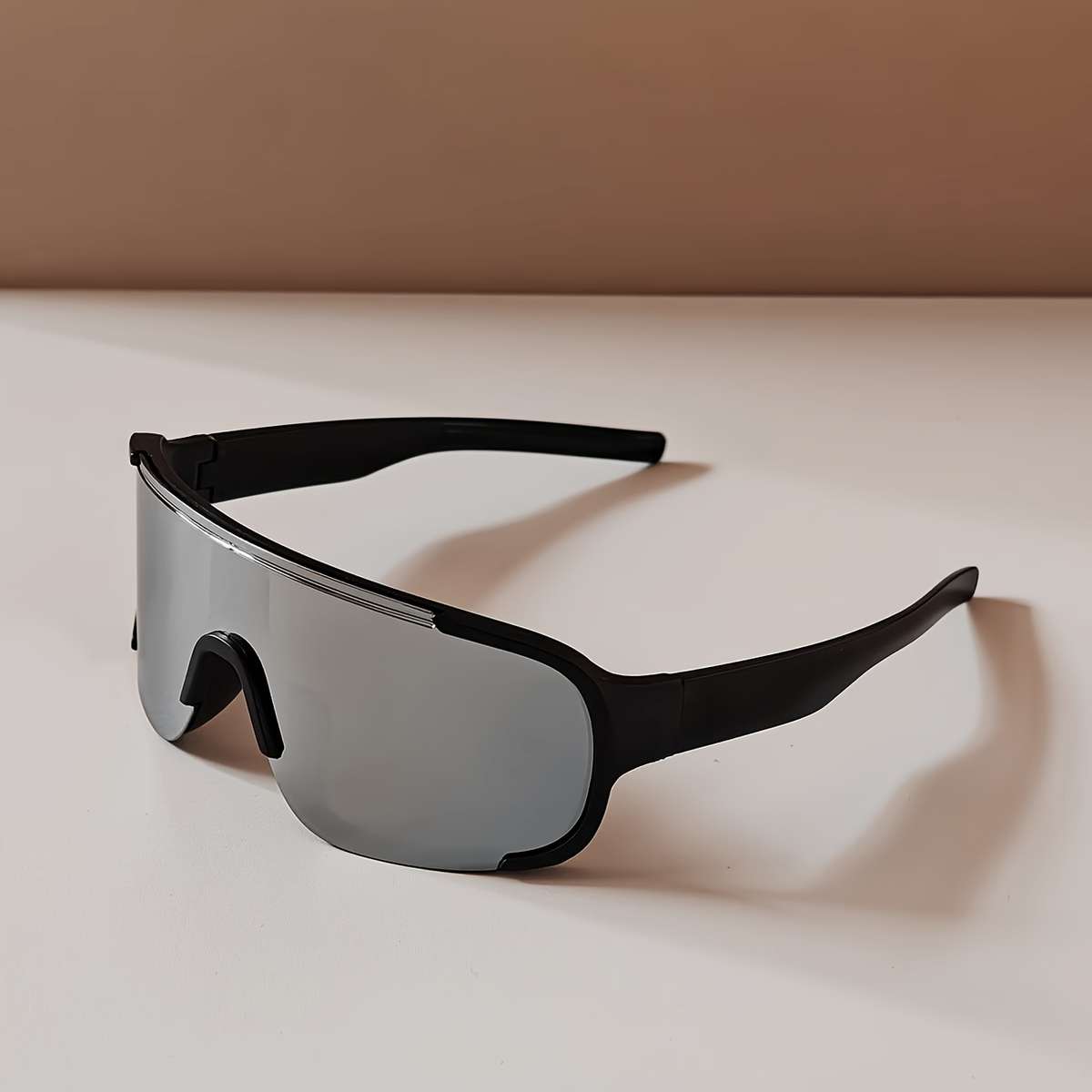 Cycling Glasses Color Black Frame White Mercury  Black Frame White Mercury