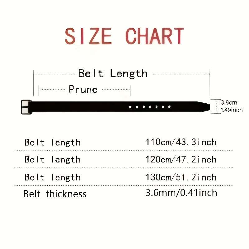 Belt Color 2Pcs Black  Brown Size 110Cm