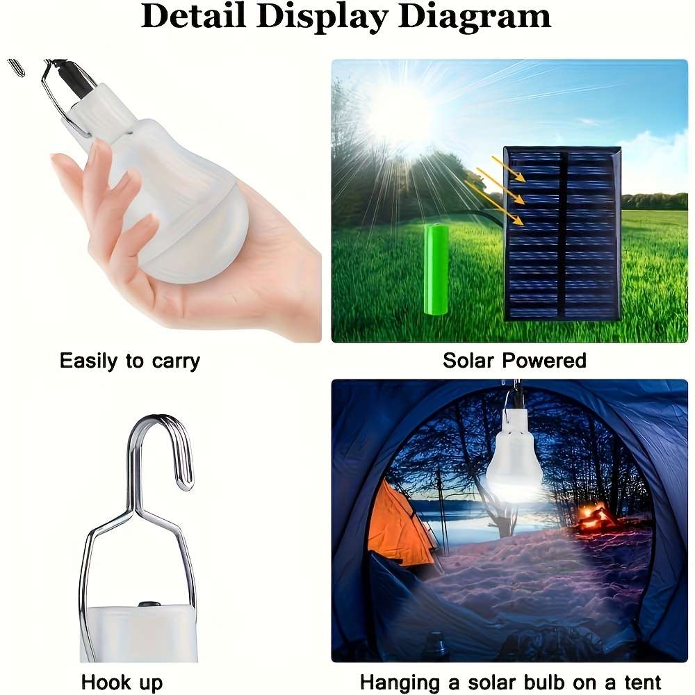 Solar Emergency Lights Quantity 2Pcs