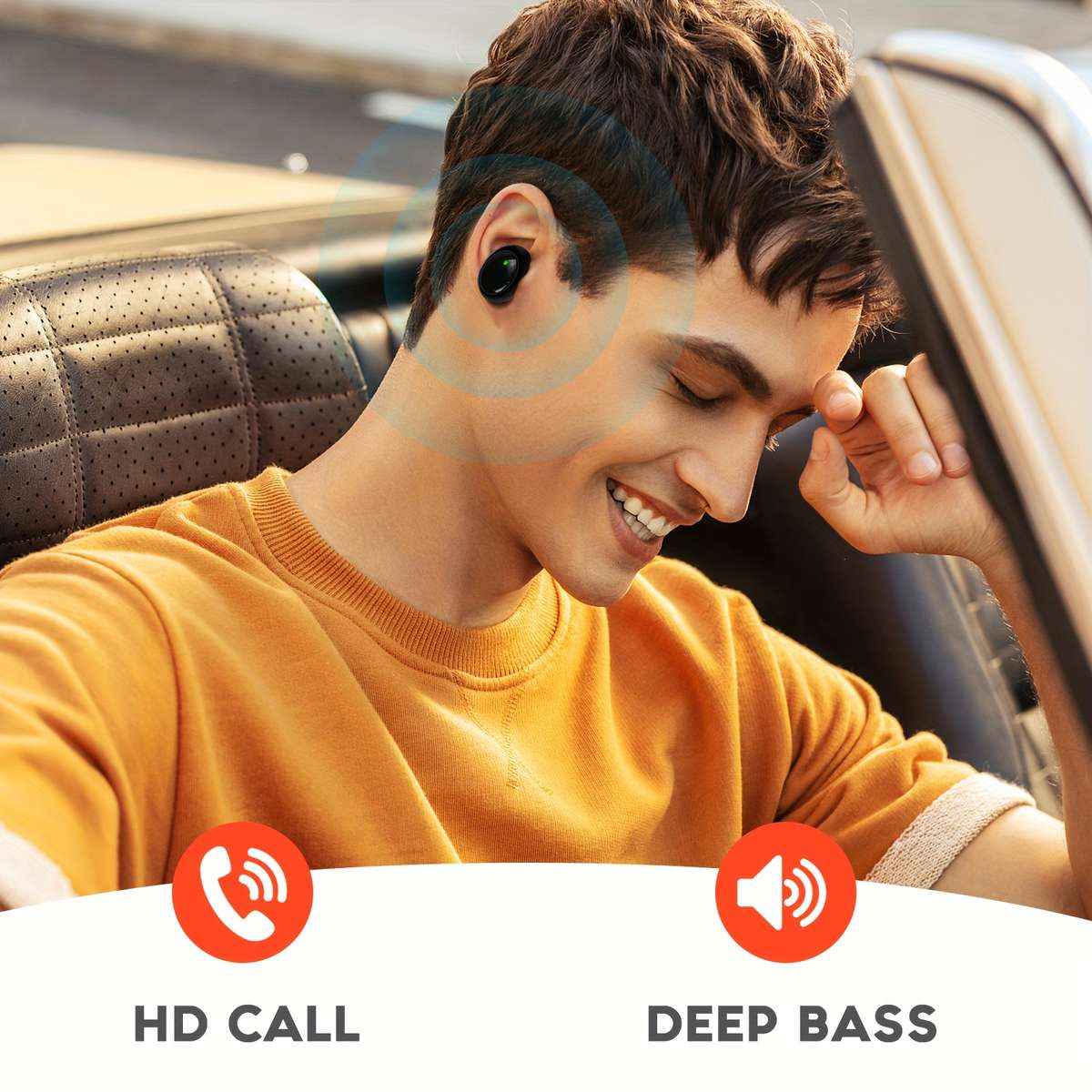 Wireless Headphones   Black