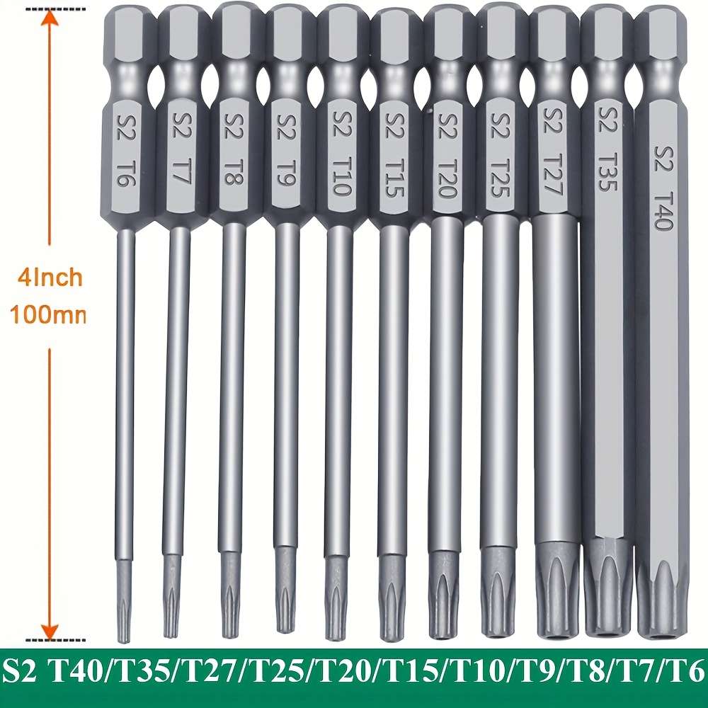 Screwdriver Bit Tool Set Size 100Mm 1s Set