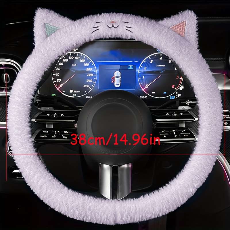 Car Steering Wheel Cover Blue Model Round