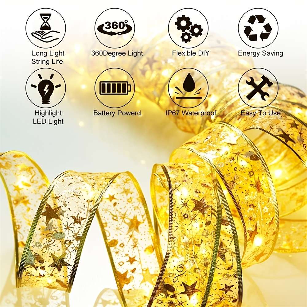Christmas Lights Silvery Size 5 Meters