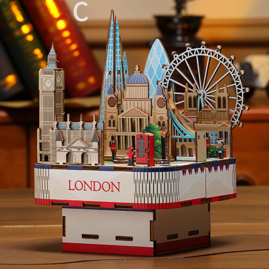 Building Toy Architectural Model Toy Set Model Paris A