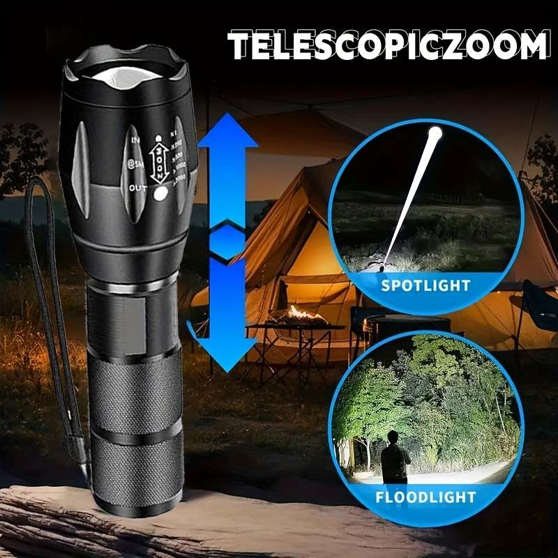 Portable Lamp Color 2Pcs Black