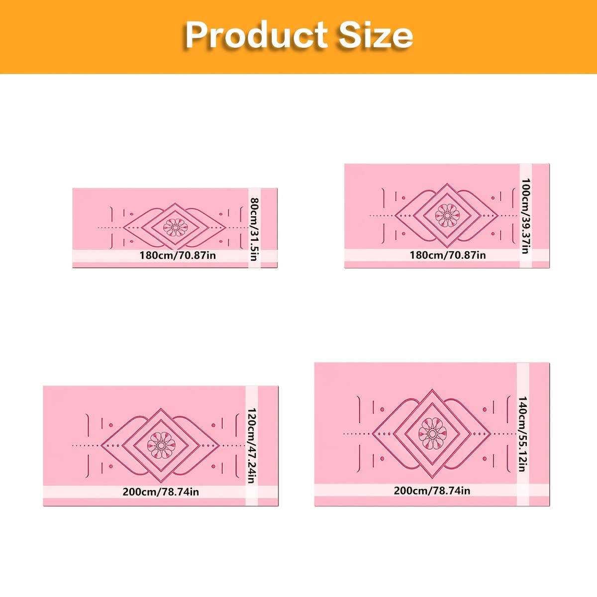 Yoga Mat 100*180Cm39.37*70.87In