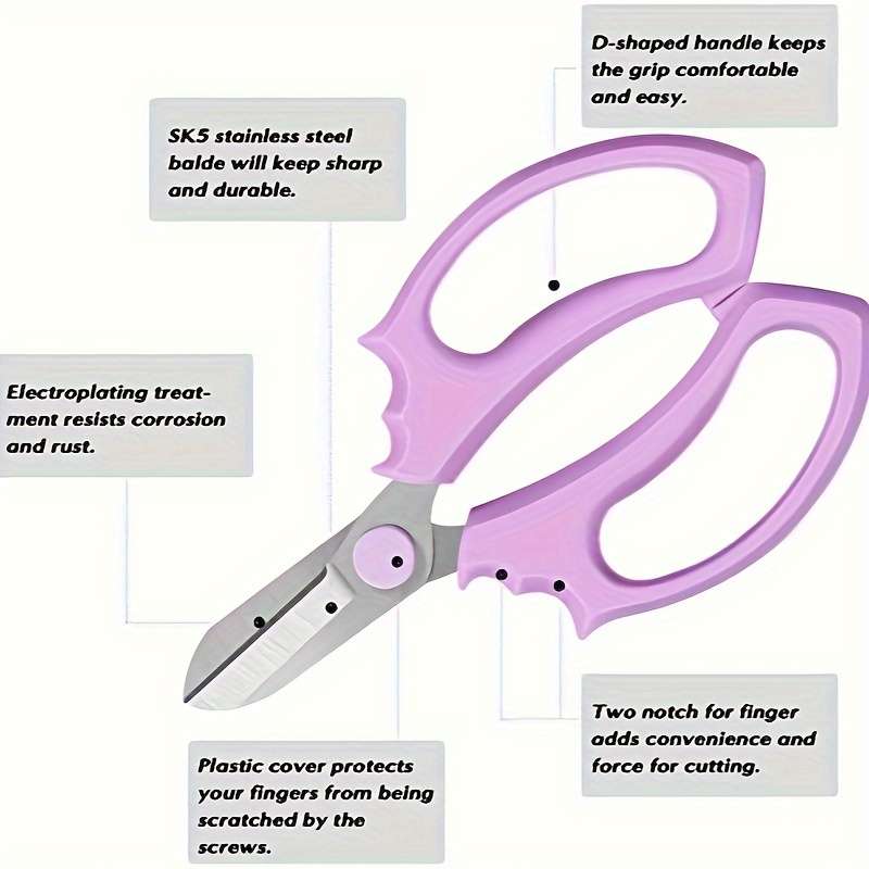 Garden Shears Color Purple