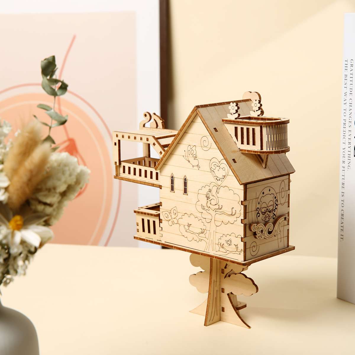 3D House Model Ornaments Model Cf106