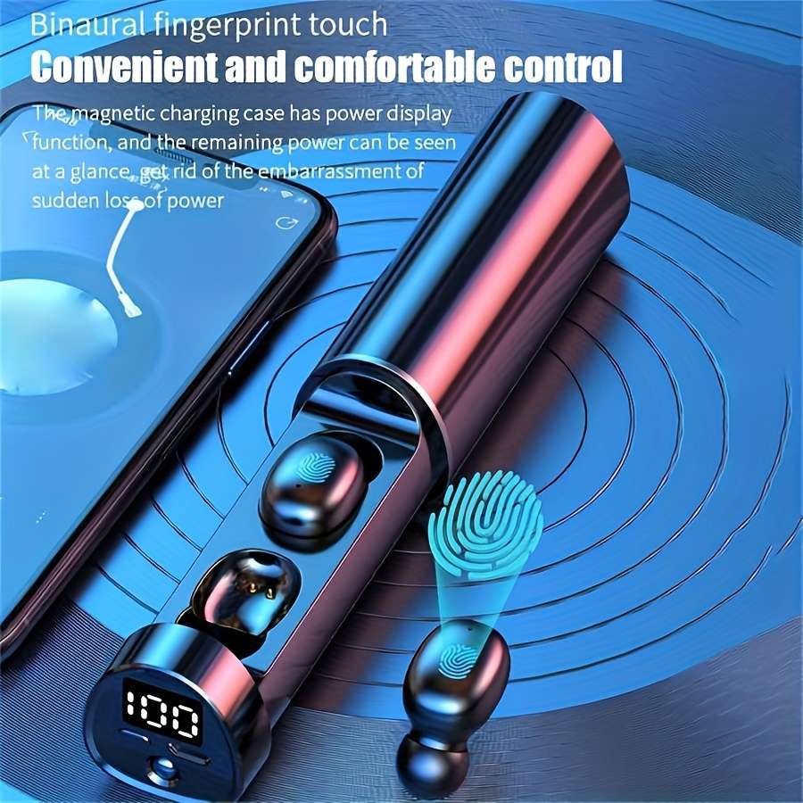 Wireless Headphones   Black