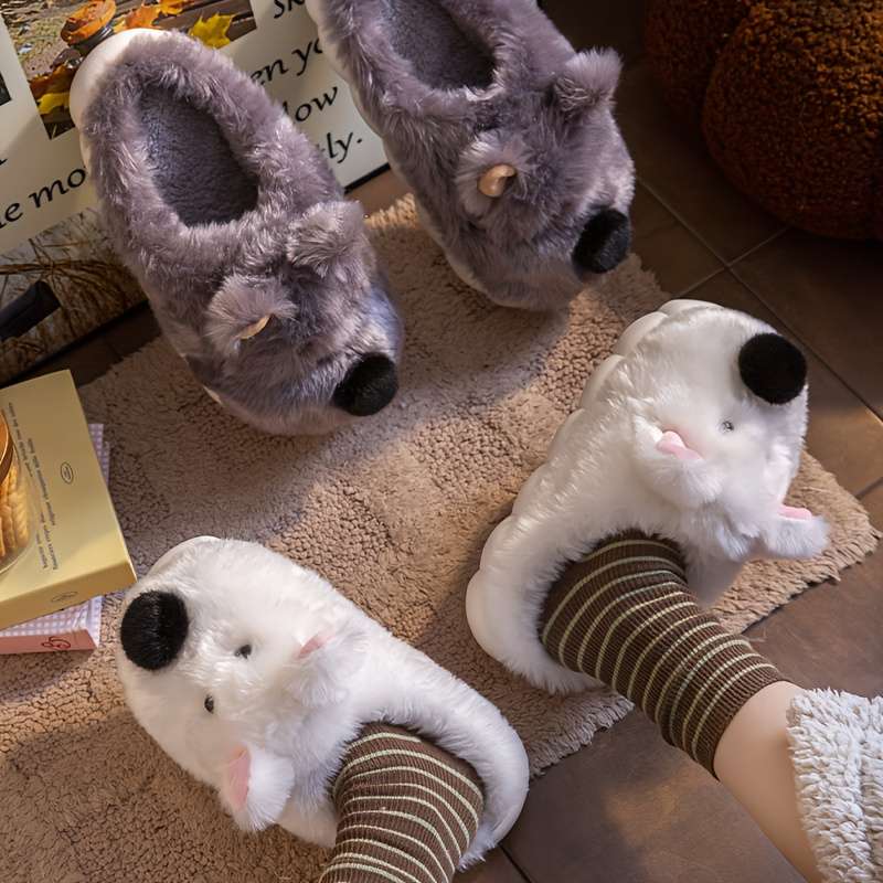 Cotton Slippers Color White Sizeuk 7.5-8