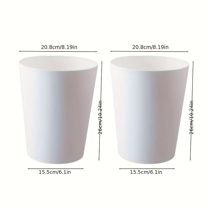 Garbage Can Color White Quantity2Pcs