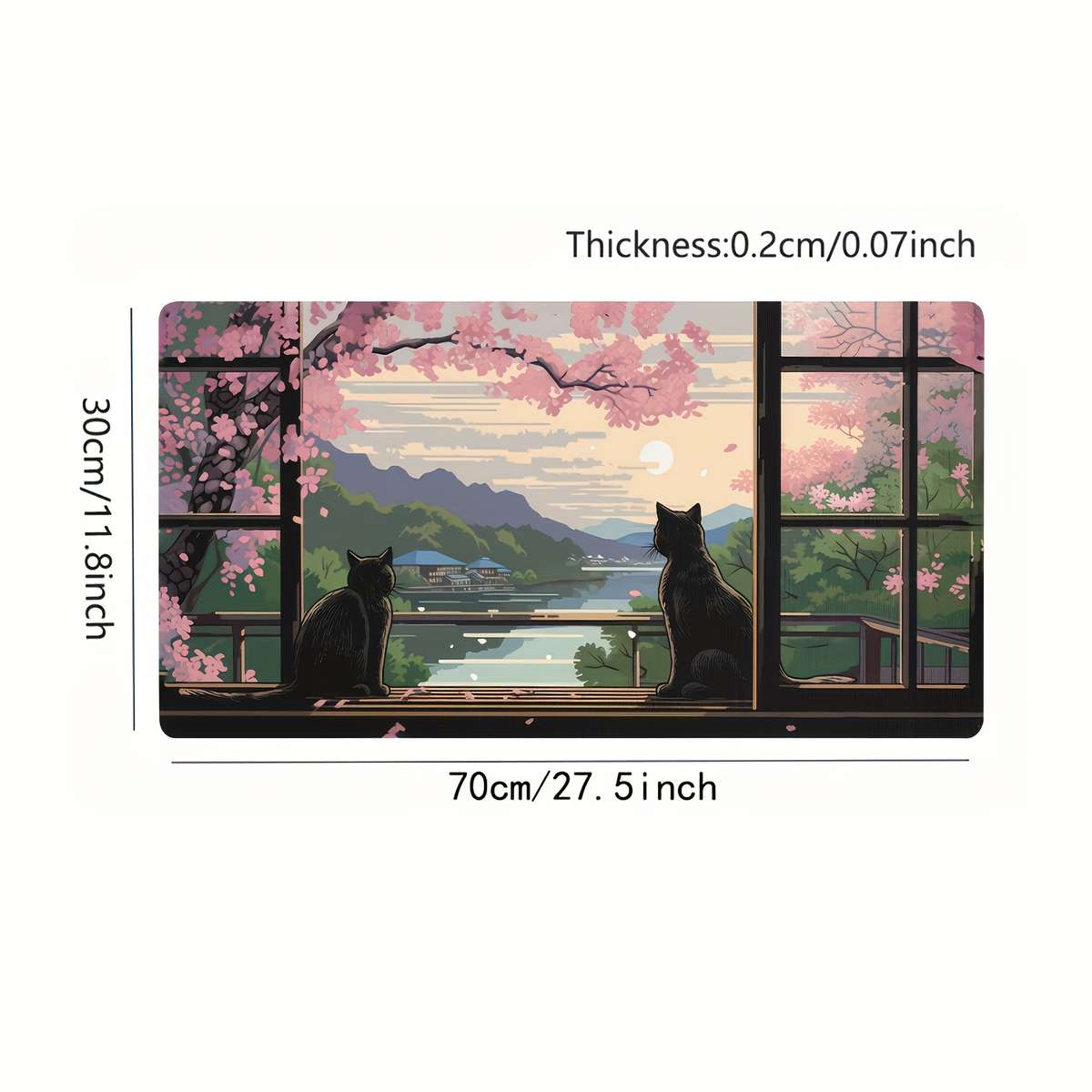 Mouse Pad Size 27.5Inch X 11.8Inch