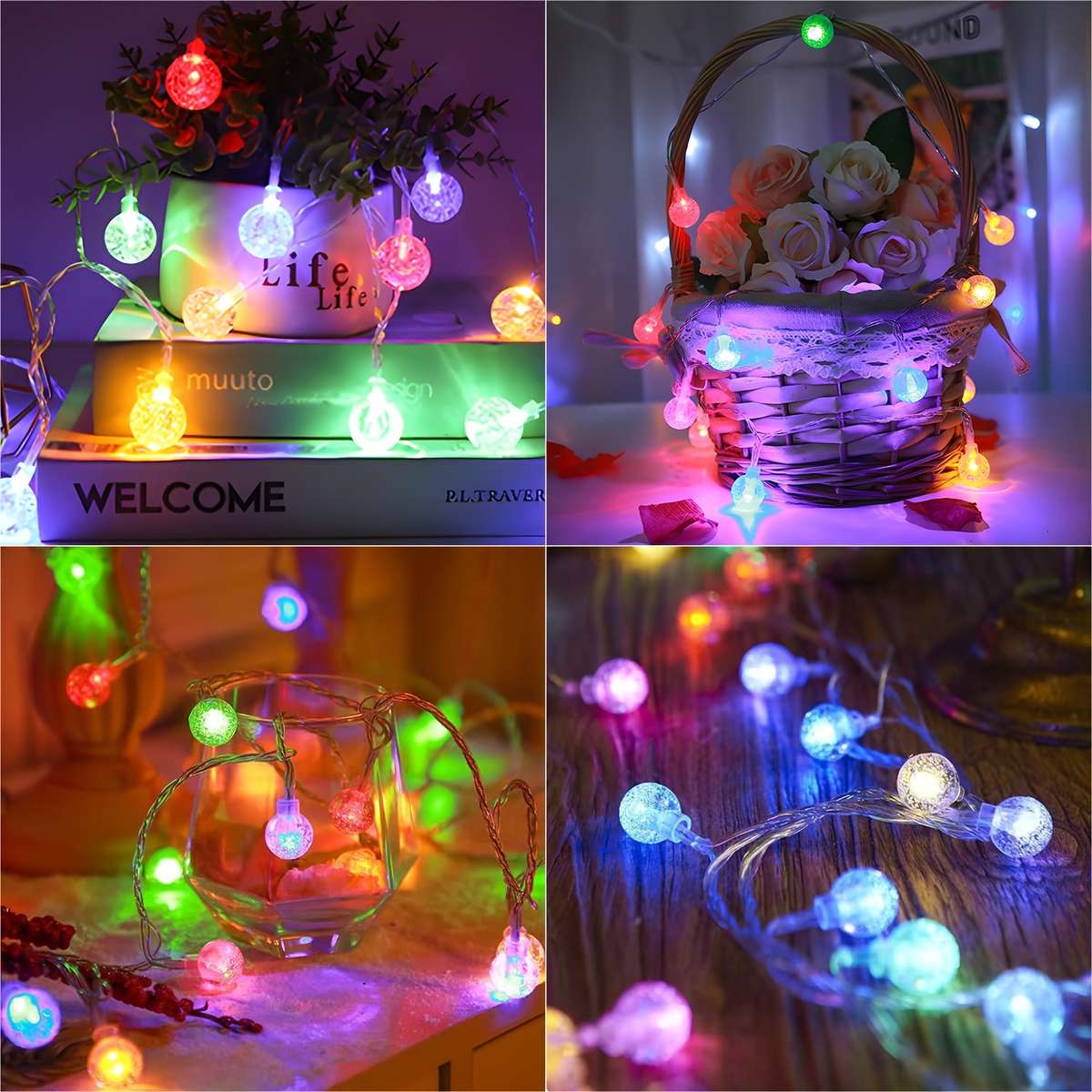 Christmas Lights Multicolor Light Size 6M 40Leds