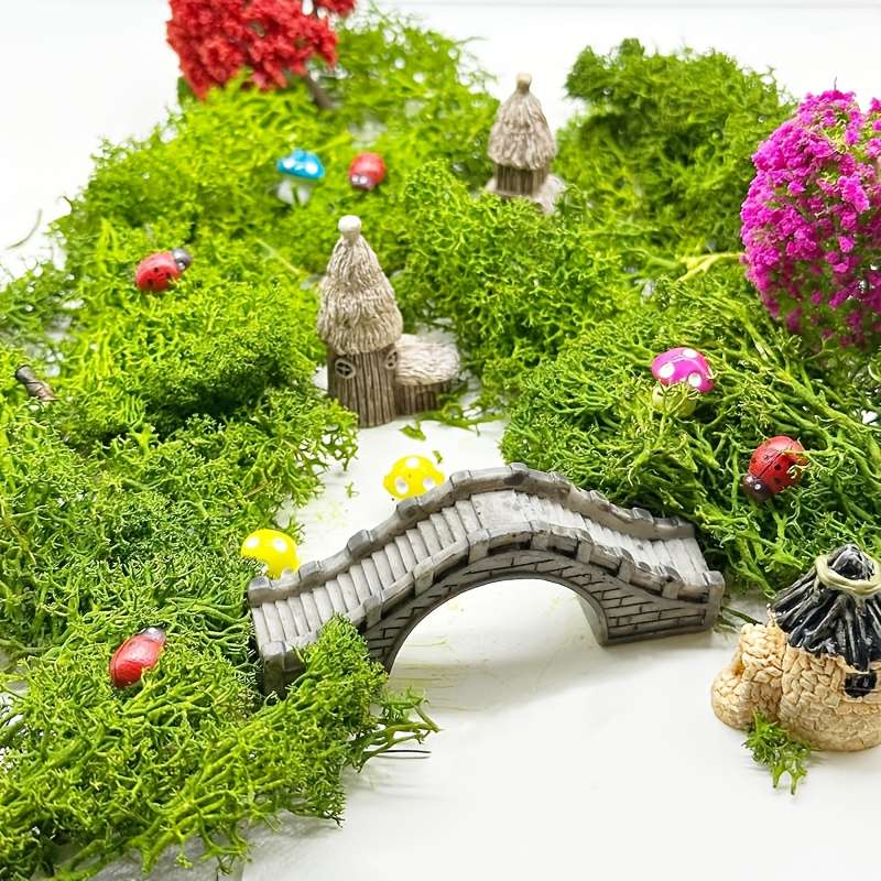 121Pcs Mini Garden Accessories Zen Rockery