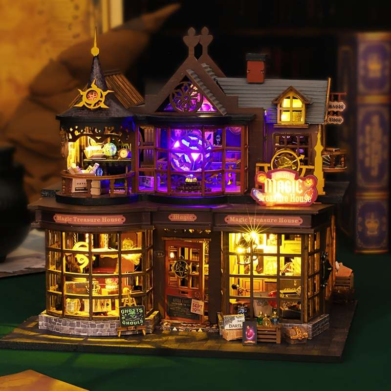3D Model Desktop Ornament Style Magic Treasure House