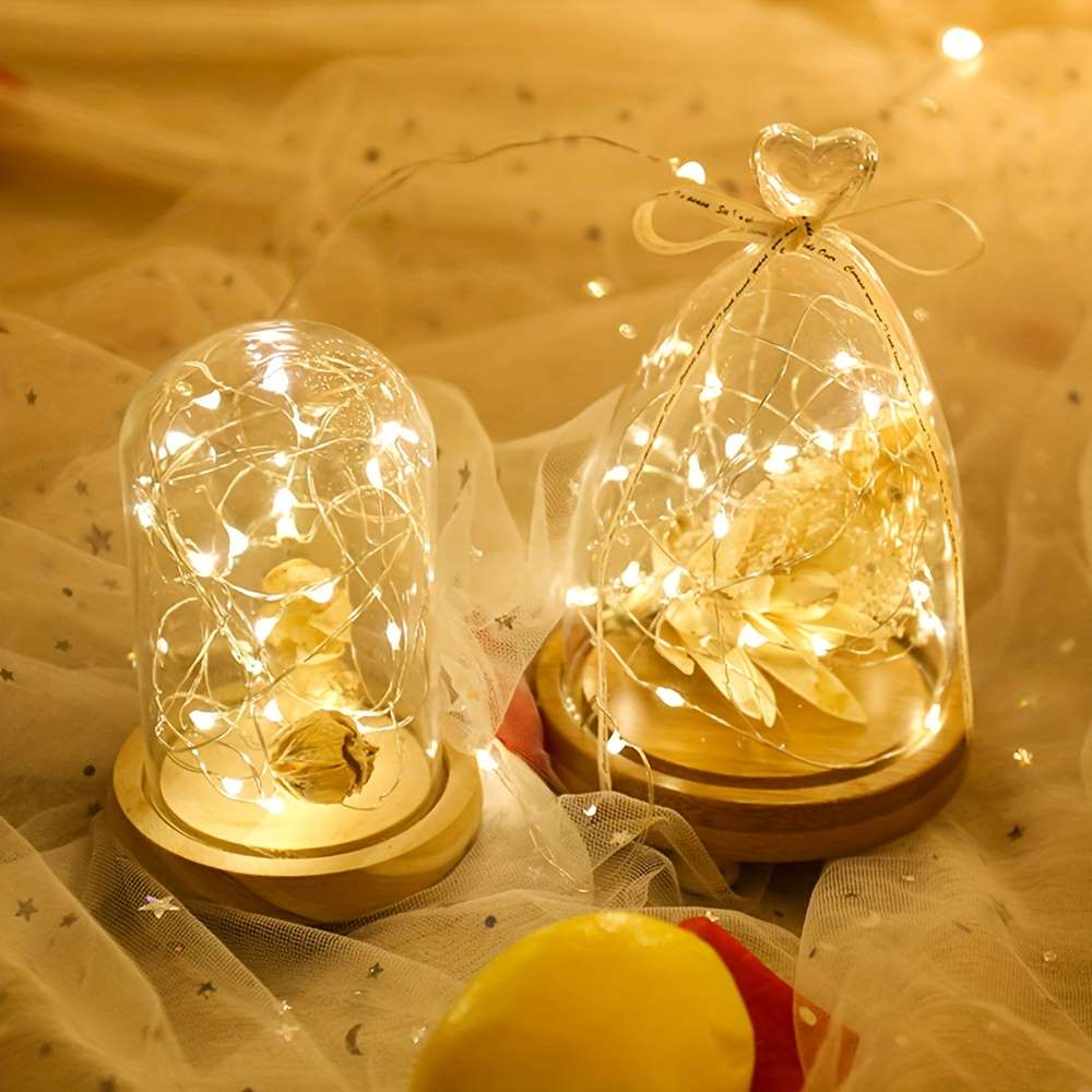 Christmas Lights White Size 5M 50Led Remote