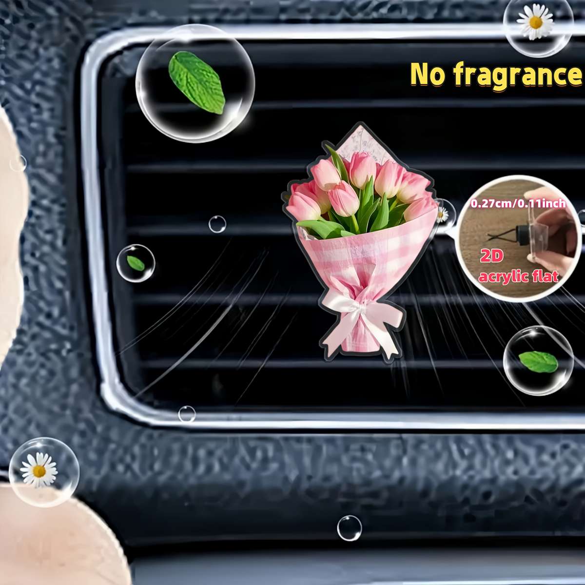 Car Interior Decor Style Tulip