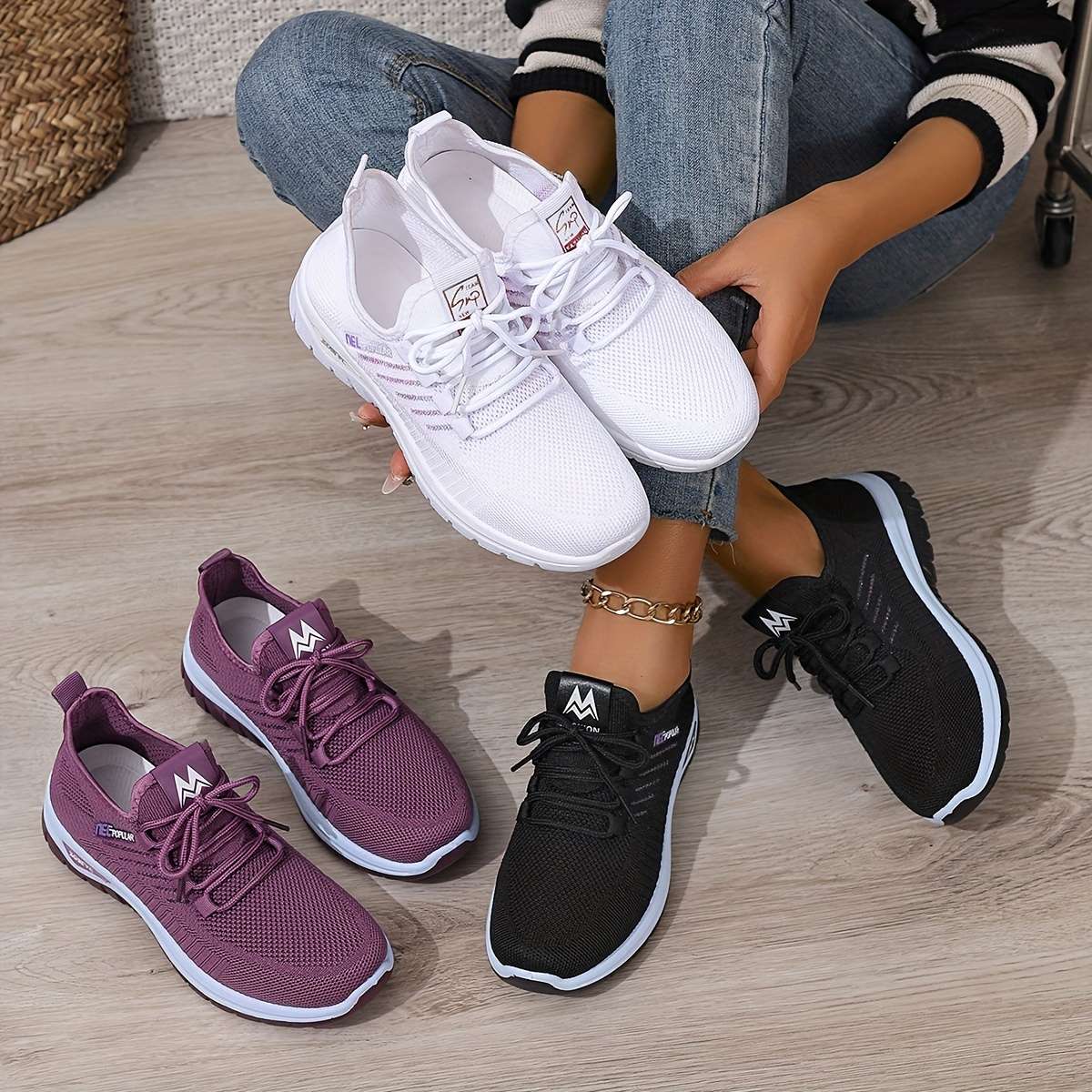 Women S Sneakers Color Claret Sizeuk 7.5