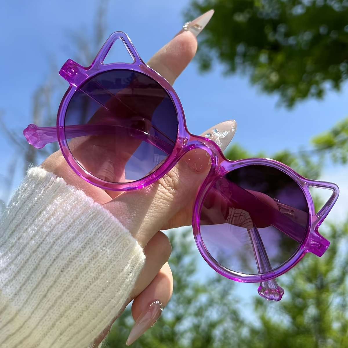 Kids Glasses Color Purple