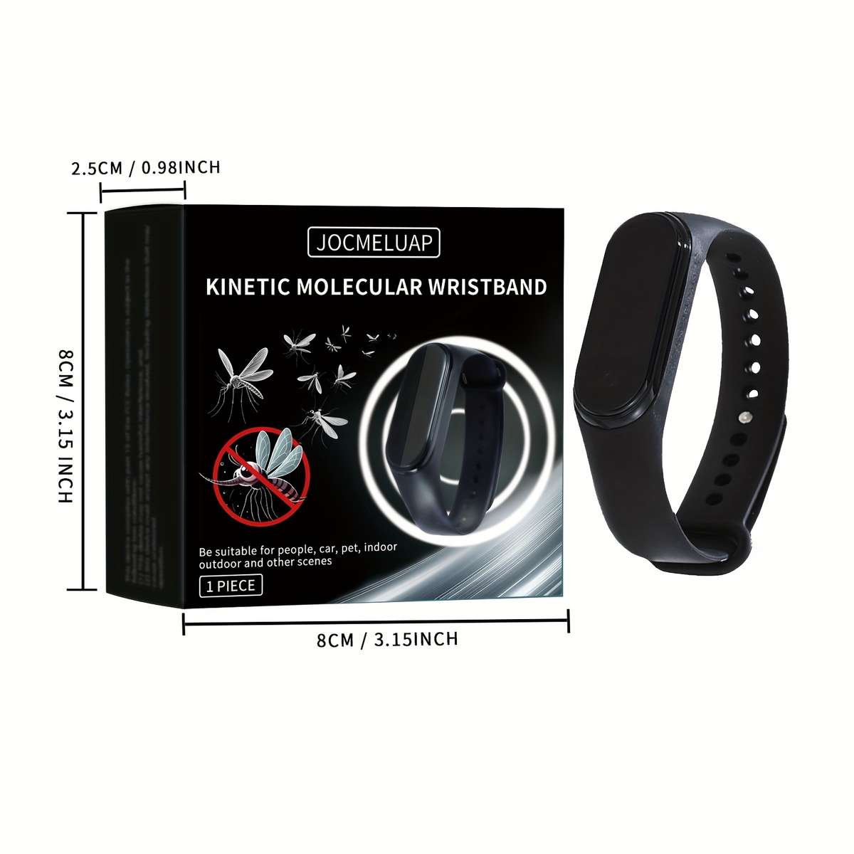 Mosquito Repellent Bracelet Color Black