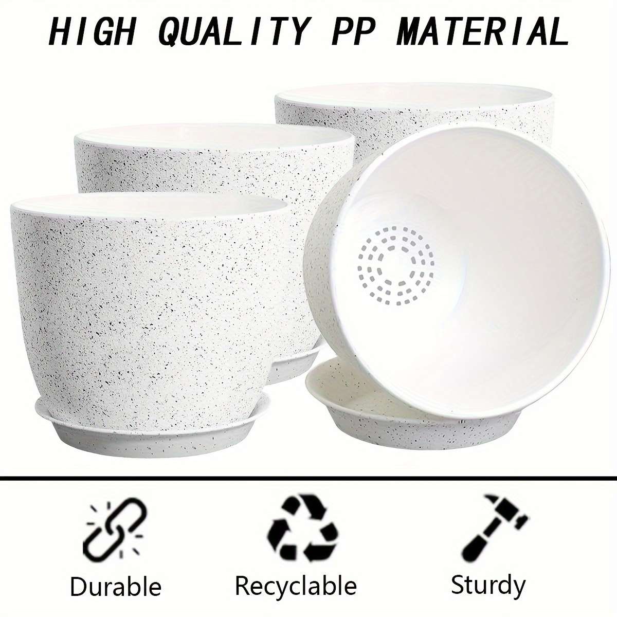 Flowerpot Color White