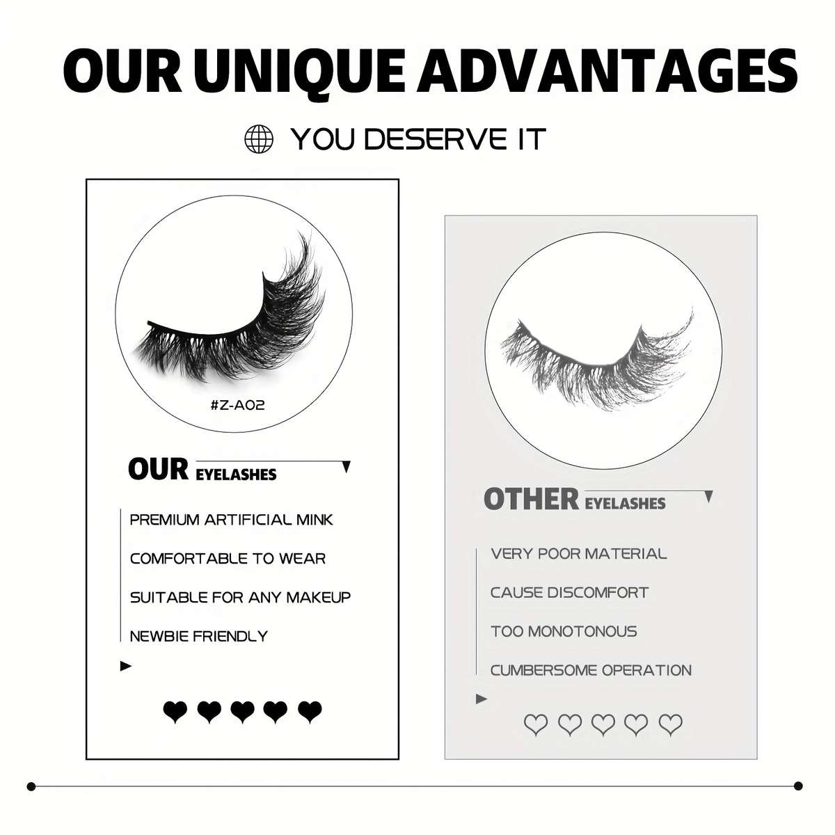 False Eyelashes Model Z A5