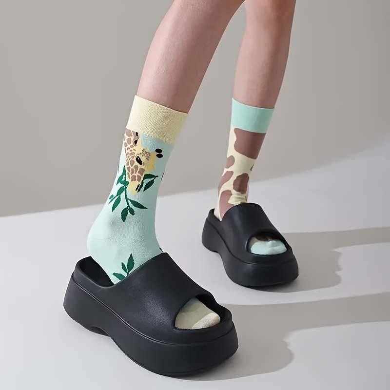 Women S Socks Color Mixed Color Pair Size Onesize