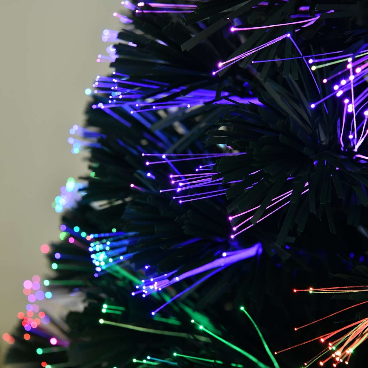 Christmas Lights 80Cm Green Newly Molded Basin Fiber Optic Tree