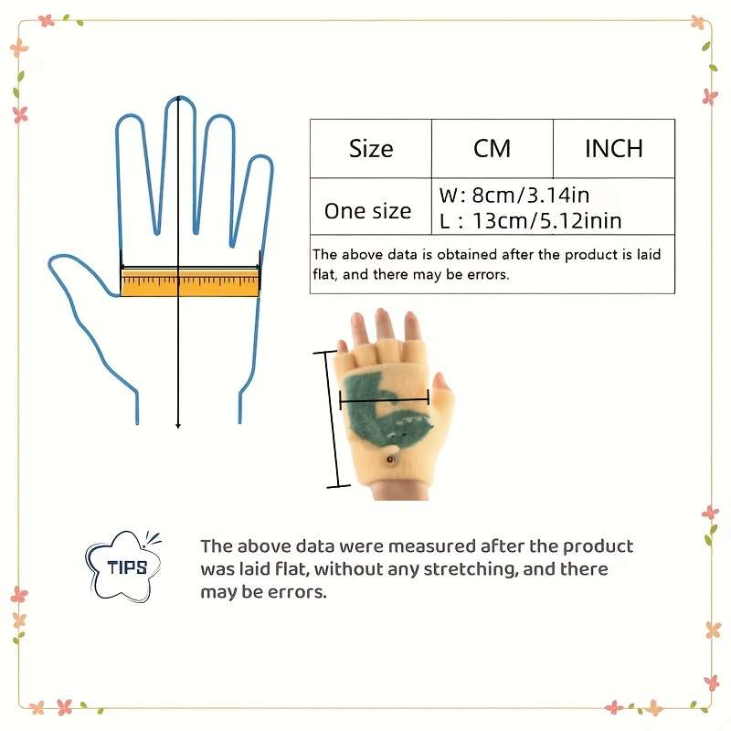 Modern Functional Half Finger Flip Gloves Thickened And Warm Winter Designed