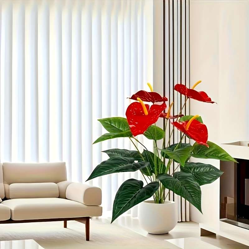 Simulated Flower Color 2 Pieces