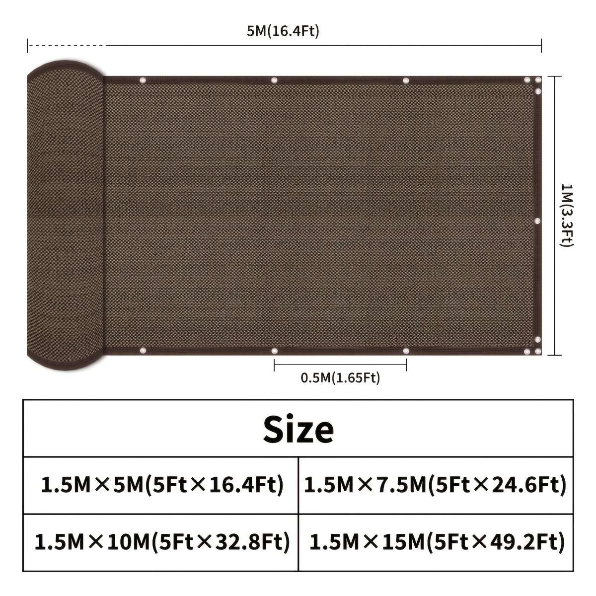 Shade Net Color 1.5M7.5M 5Ft24.6Ft